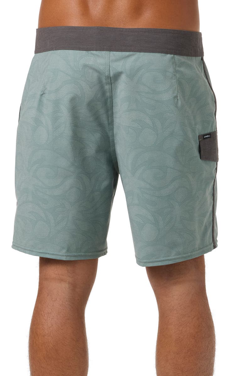 O'Neill Line-Up 17 Board Shorts, Alternate, color, Sage
