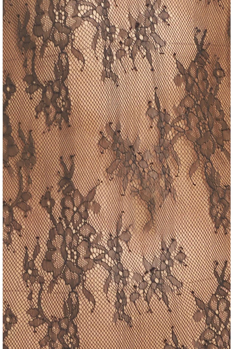 Miss West Lace Bodysuit, Alternate, color, BLACK