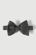 Brunello Cucinelli Cashmere and silk lightweight flannel bow tie