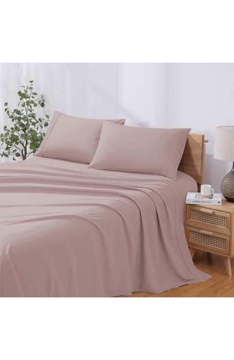 Solid Microfiber Sheet Set