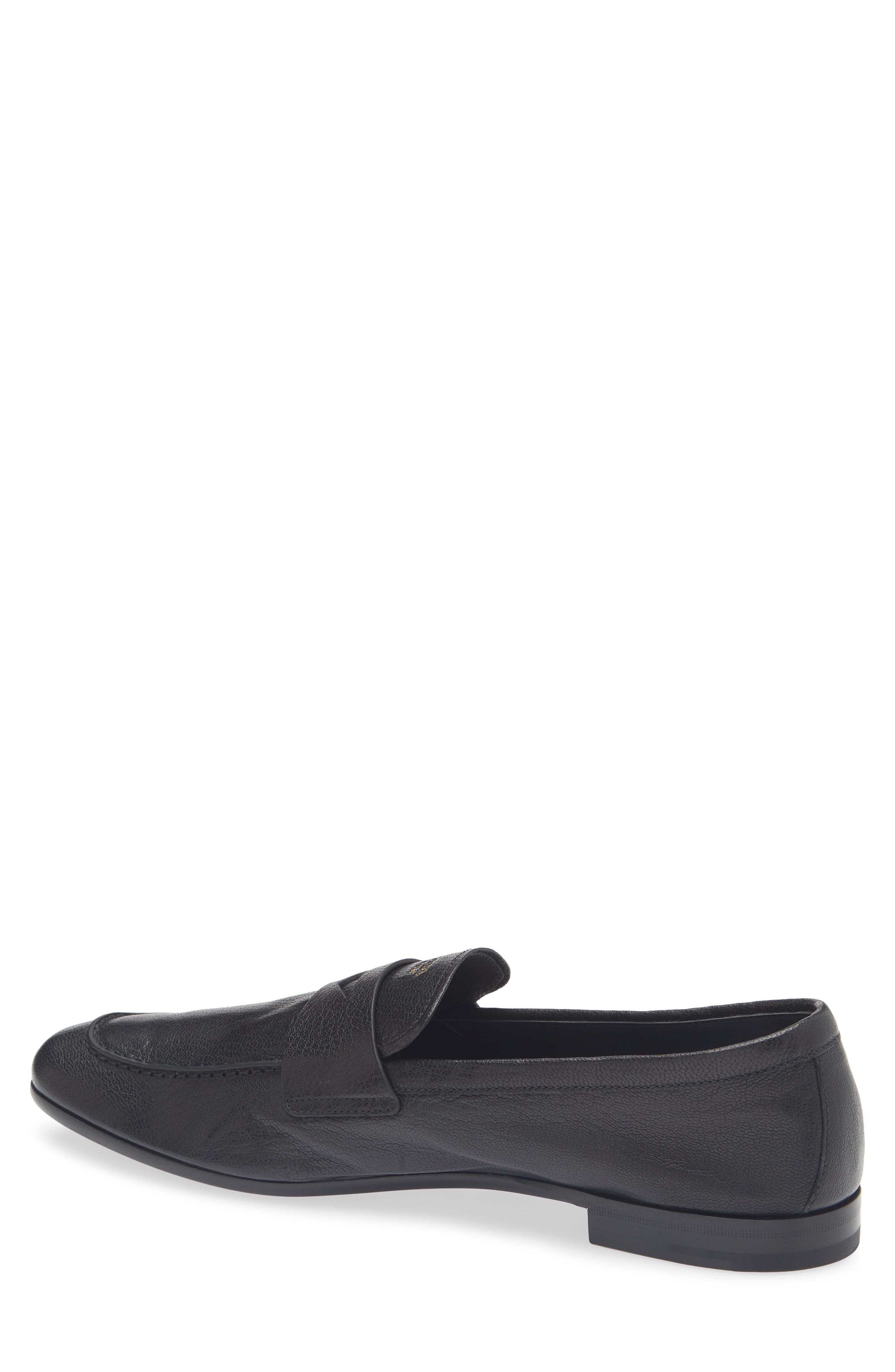 Prada Penny Loafer, Alternate, color, Nero