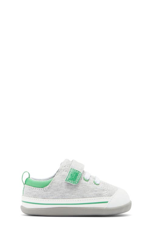 See Kai Run Girls' Stevie Mini Sneakers - Toddler, Little Kid In Gray Jersey