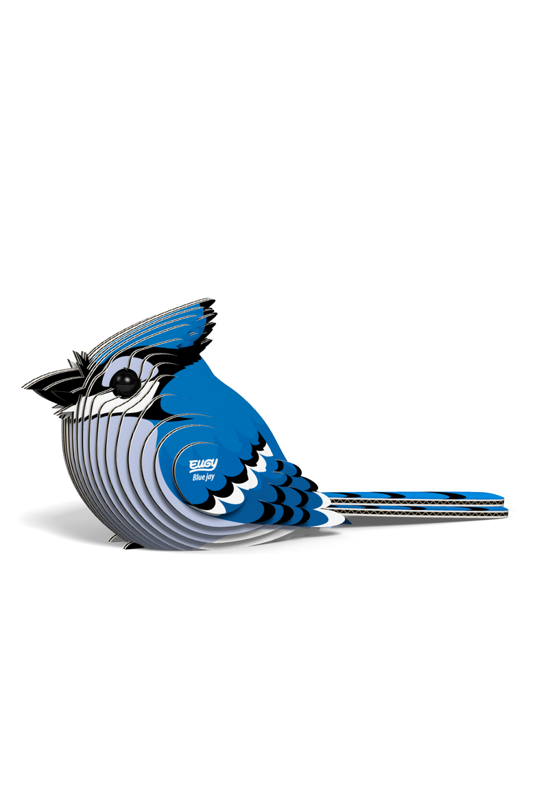 Blue Jay 3D Puzzle, Alternate, color, No Color