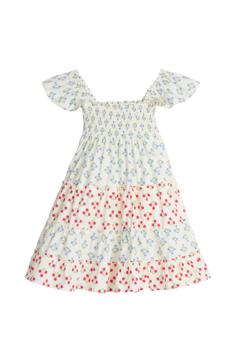 BISBY Kids' Twirl Dress, Alternate, color, Multi Marigold
