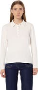 GERARD DAREL Hania Rhinestone Button Polo Shirt