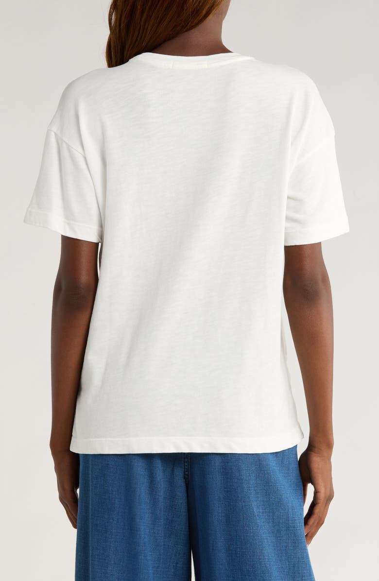 Marine Layer Oversize Cotton Slub T-Shirt, Alternate, color, White