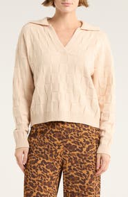 FRNCH Nina Jacquard Pullover Sweater