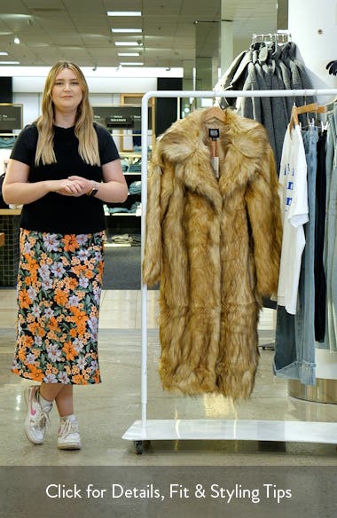 NWT offers urban outfitters faux fur coat