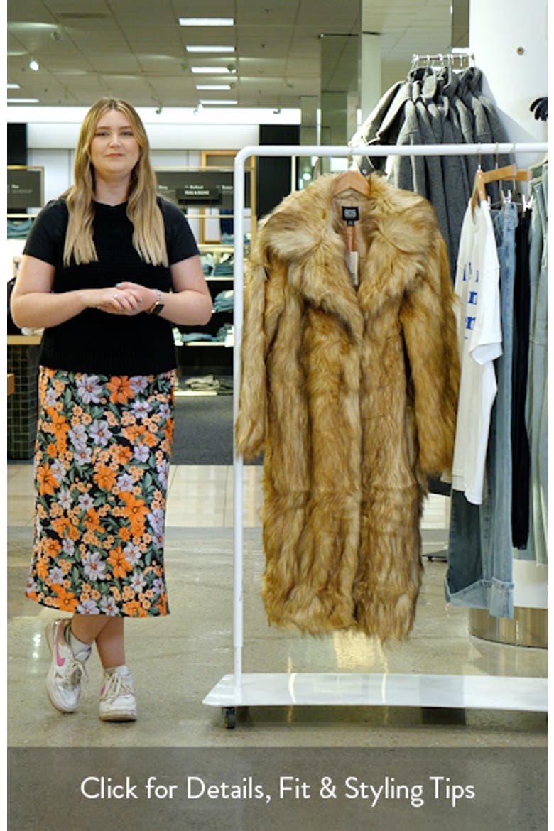 Maxi Faux Fur Coat video