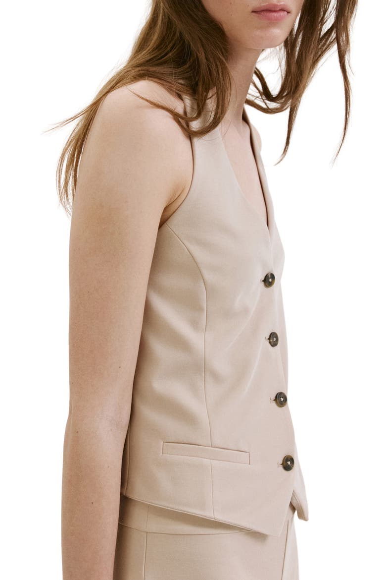 Halter Vest, Alternate, color, SAND