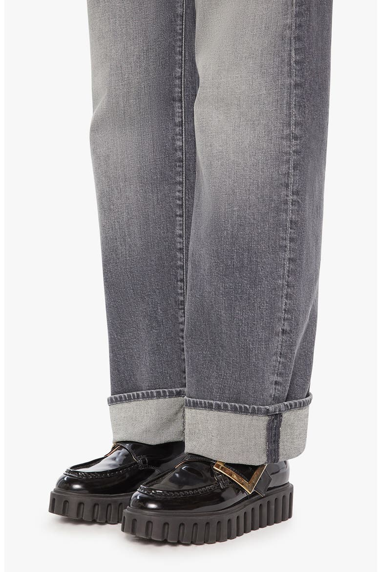 The Dodger Skimp High Waist Cuffed Hem Wide Leg Jeans, Alternate, color, MOSH PIT MEMORIES