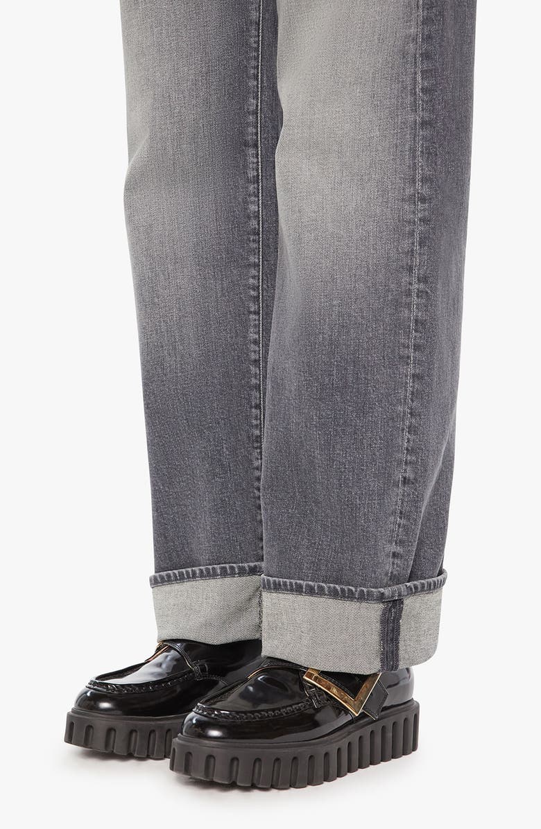 MOTHER The Dodger Skimp High Waist Cuffed Hem Wide Leg Jeans, Alternate, color, Mosh Pit Memories