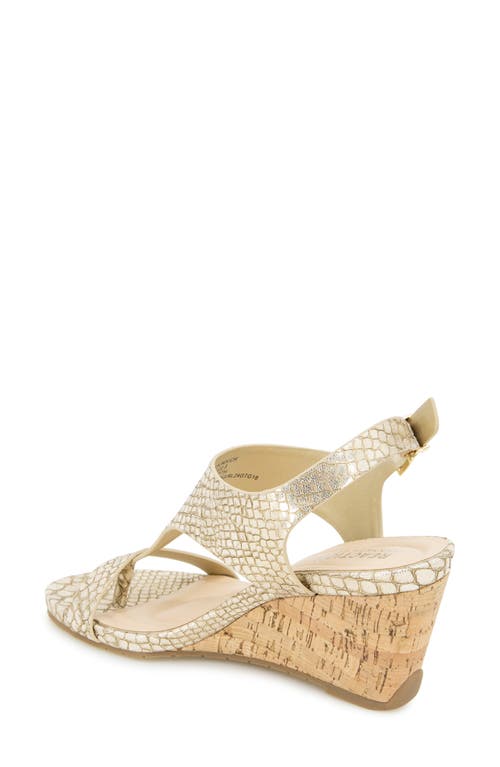 REACTION KENNETH COLE REACTION KENNETH COLE GREATLY PLATFORM WEDGE SANDAL