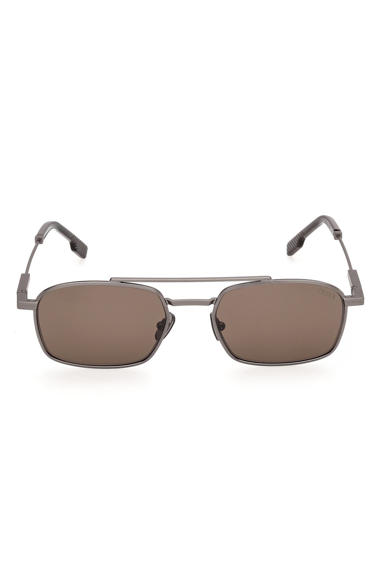 SATIN SUNMETAL / BROWN