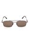 selected Satin Sunmetal / Brown