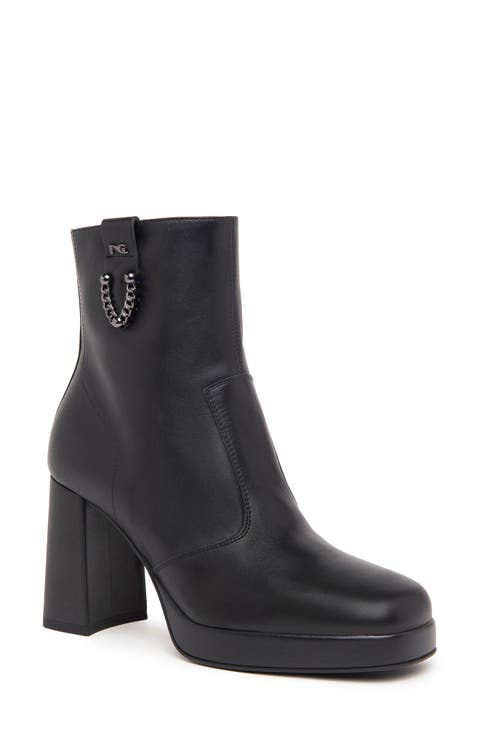 Chain Platform Bootie (Women)