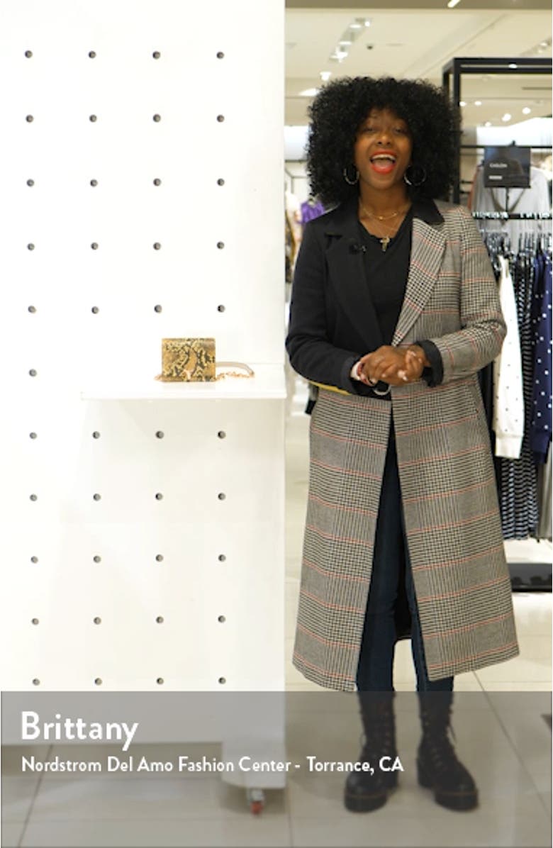 PO Pocket Embossed Leather Wallet on a Chain, sales video thumbnail