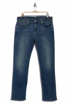 7 For All Mankind Squiggle Stretch Straight Leg Jeans
