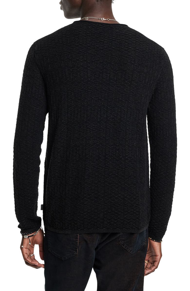 John Varvatos Riley Textured Sweater, Alternate, color, 