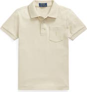 Polo Ralph Lauren Kids' Solid Cotton Jersey Pocket Polo