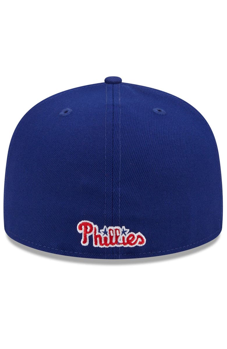 New Era Men's New Era Red/Royal Philadelphia Phillies Gameday Sideswipe 59FIFTY Fitted Hat, Alternate, color, 