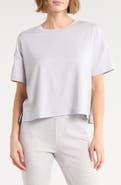90 DEGREE BY REFLEX Super Soft Deluxe Boxy Cropped T-Shirt