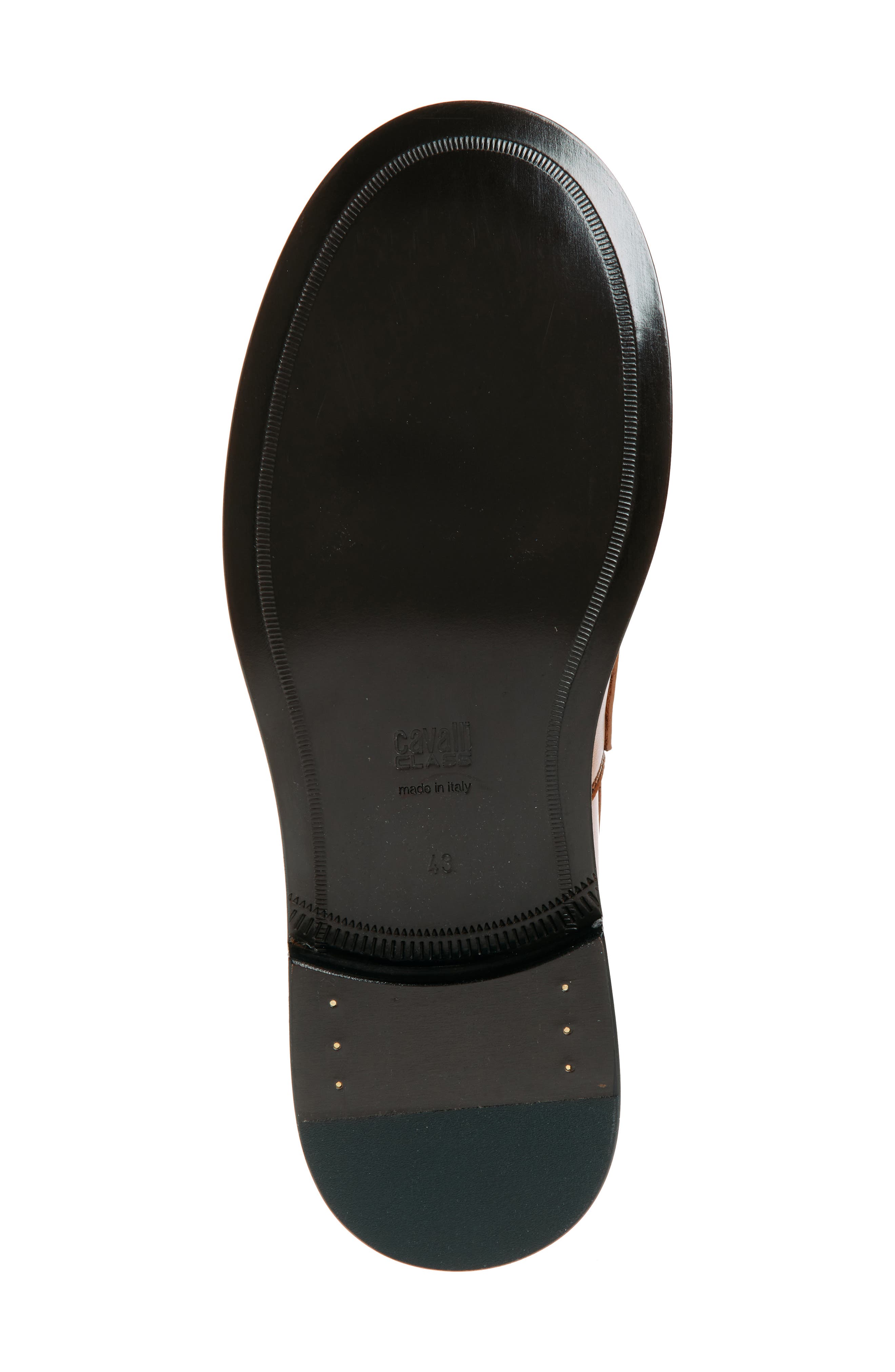 Roberto Cavalli Logo Bit Loafer, Alternate, color, 
