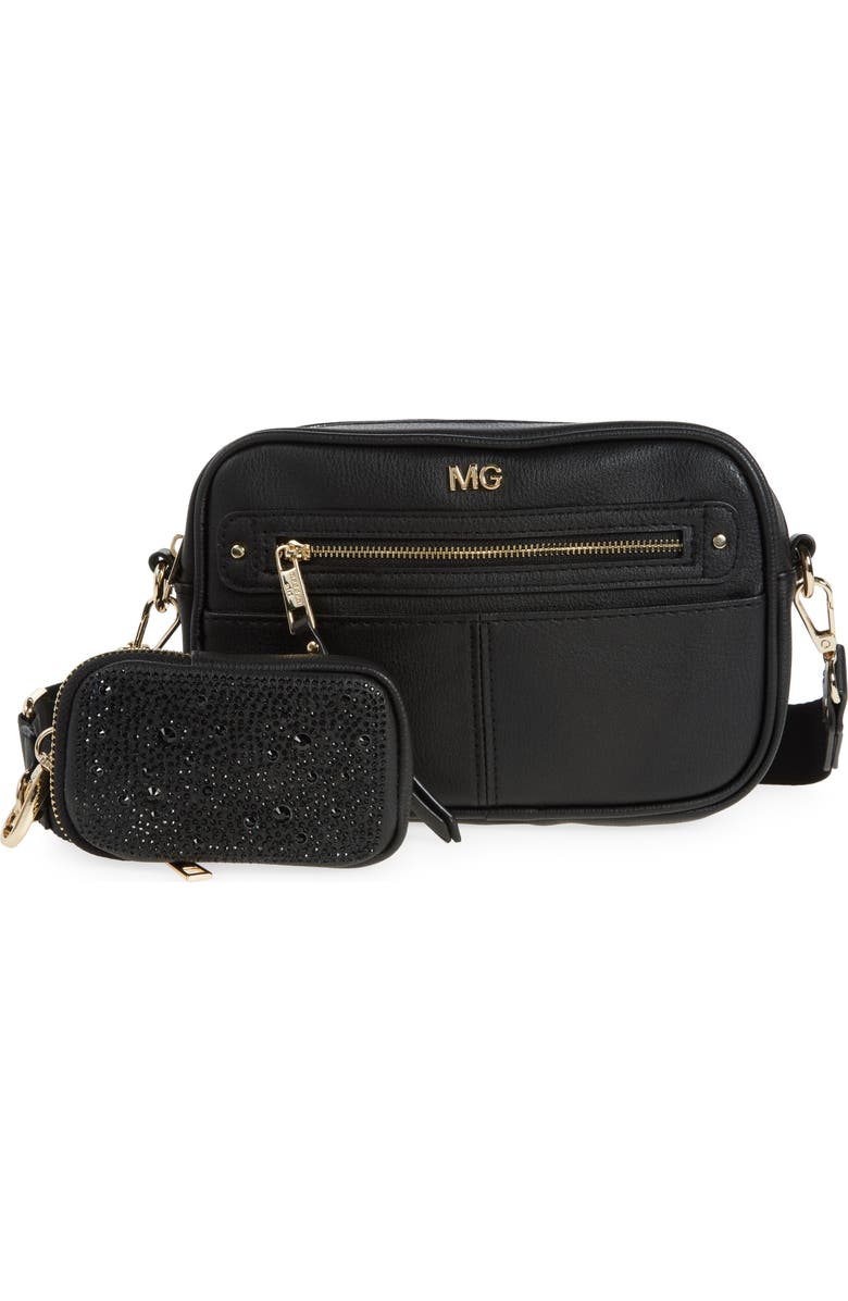 Madden Girl Camera Crossbody Bag with Pouch, Main, color,