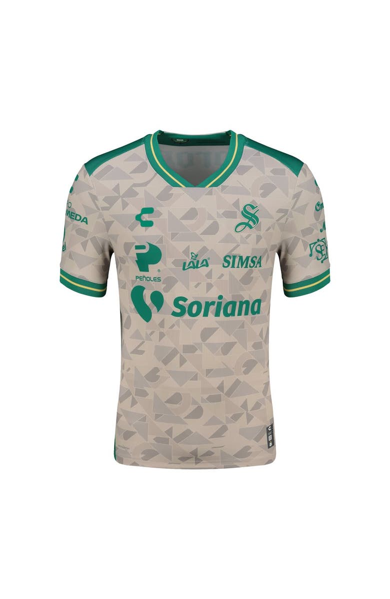 CHARLY Men's Charly  Tan Santos Laguna 2025/26 Away Authentic Jersey, Alternate, color, Tan