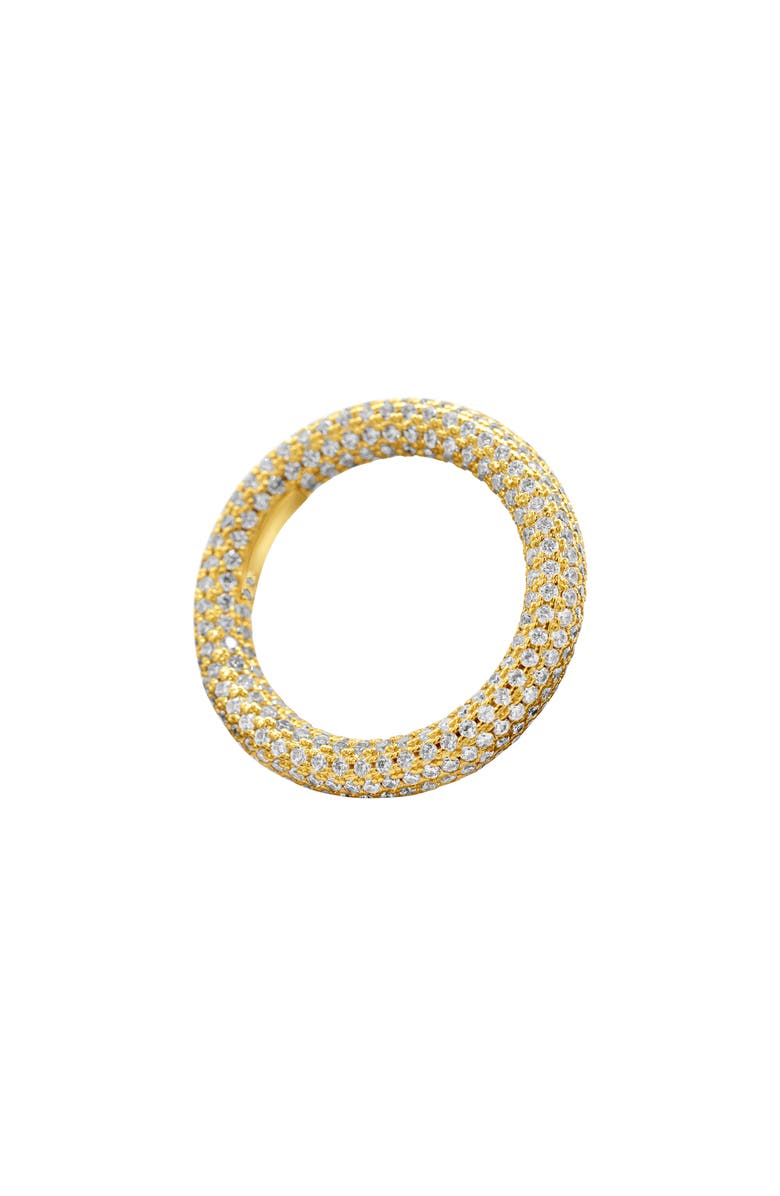 Adornia CZ Eternity Band Ring, Alternate, color, Gold