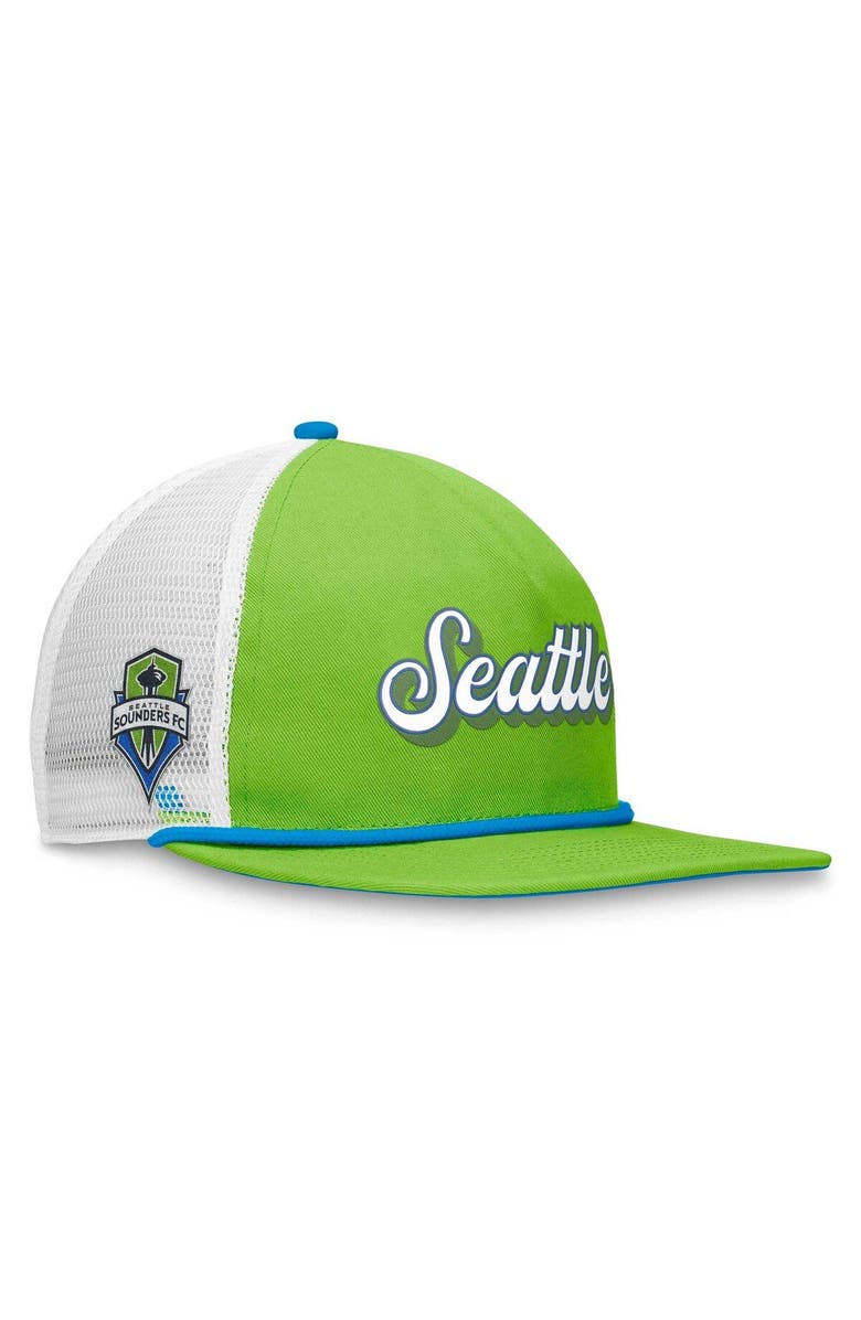 FANATICS Men's Fanatics Branded Green/White Seattle Sounders FC True Classic Golf Snapback Hat, Main, color, 