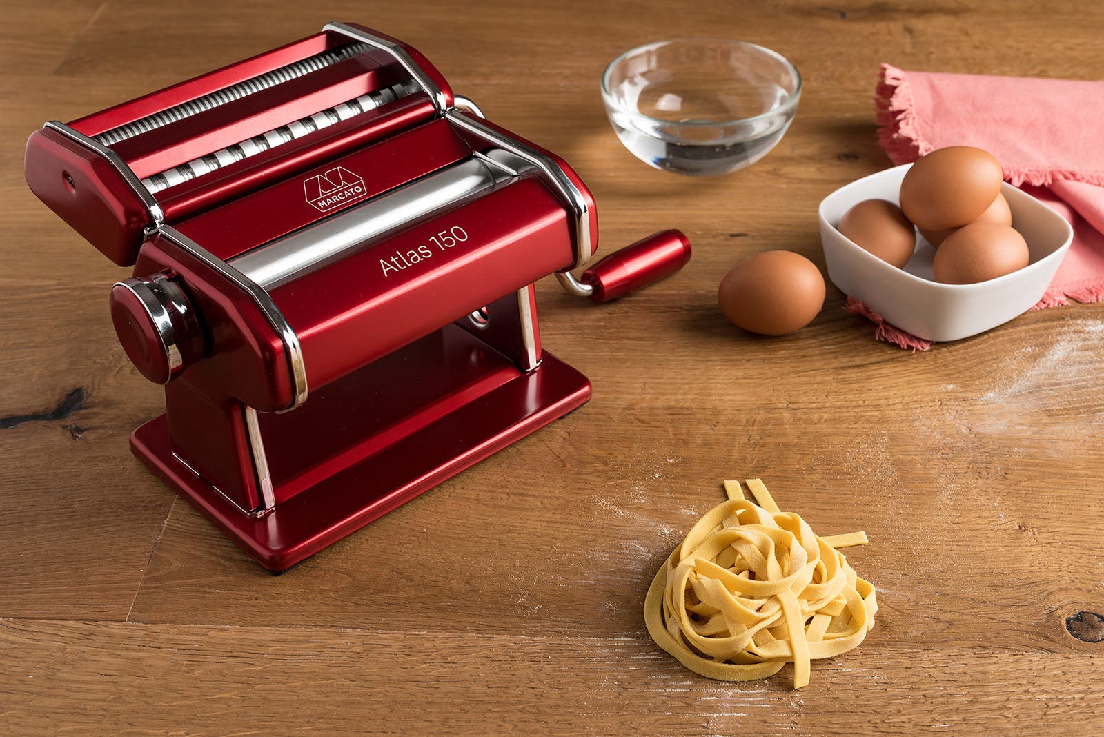 Atlas 150 Classic Stainless Steel Pasta Machine - Thumbnail 2
