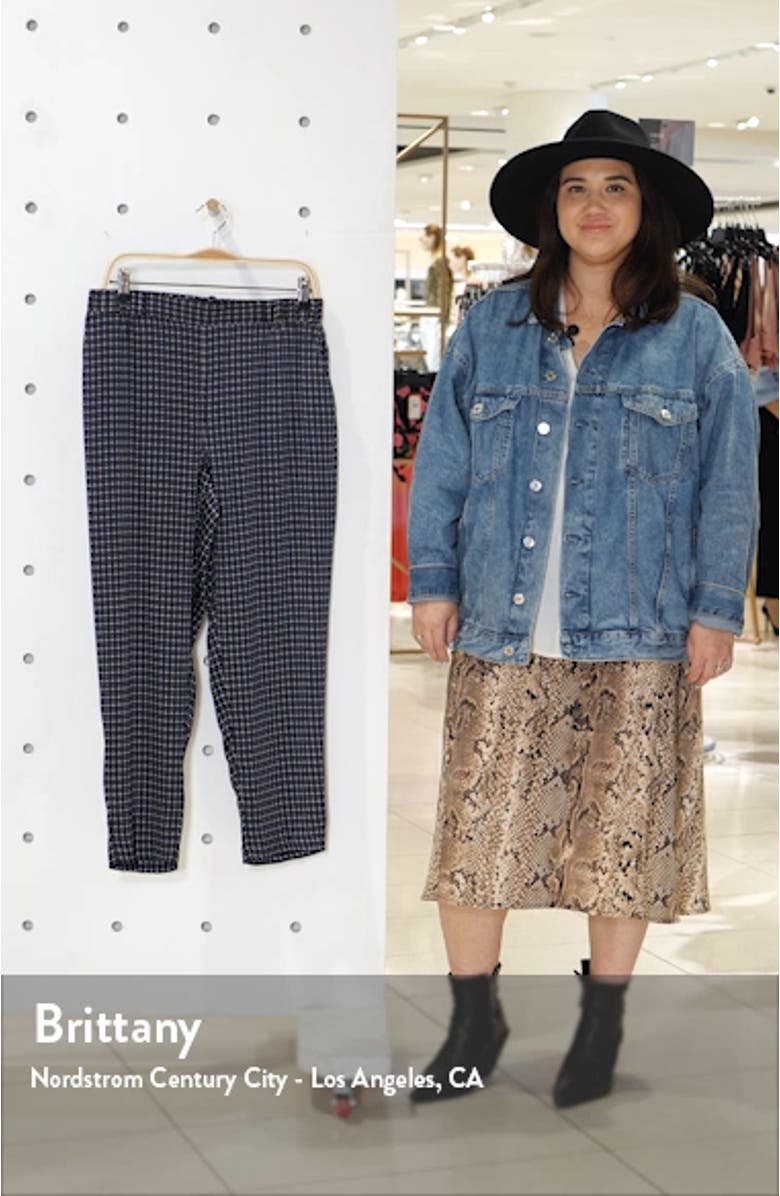 Geo Slim Leg Pull-On Pants, sales video thumbnail