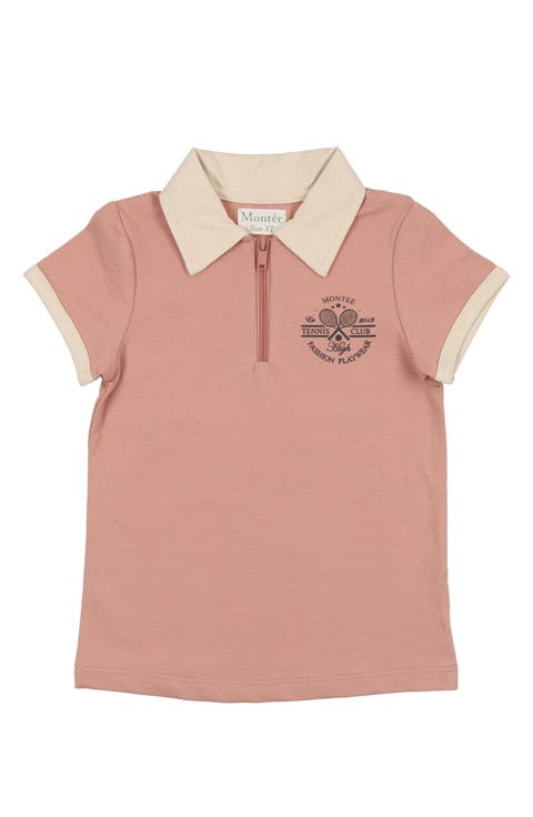 Kids' Half Zip Polo (Toddler)