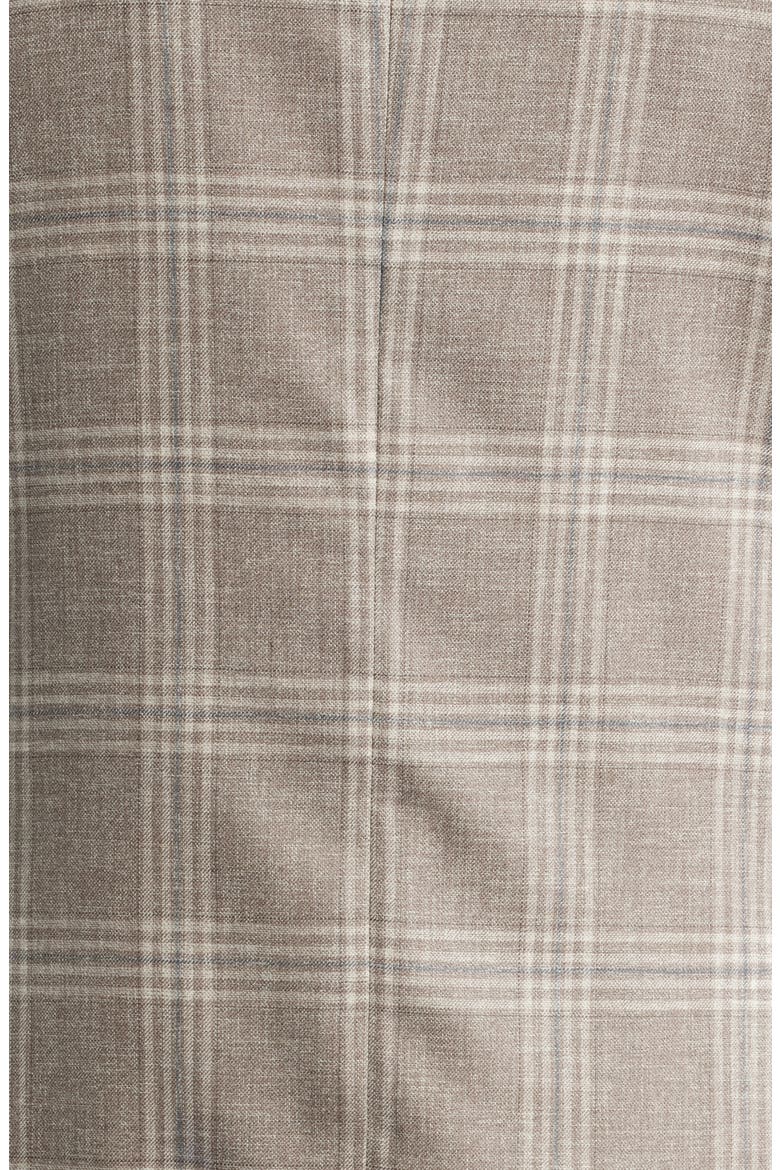 Hyperlight Soft Tan Plaid Wool Sport Coat, Alternate, color, TAN