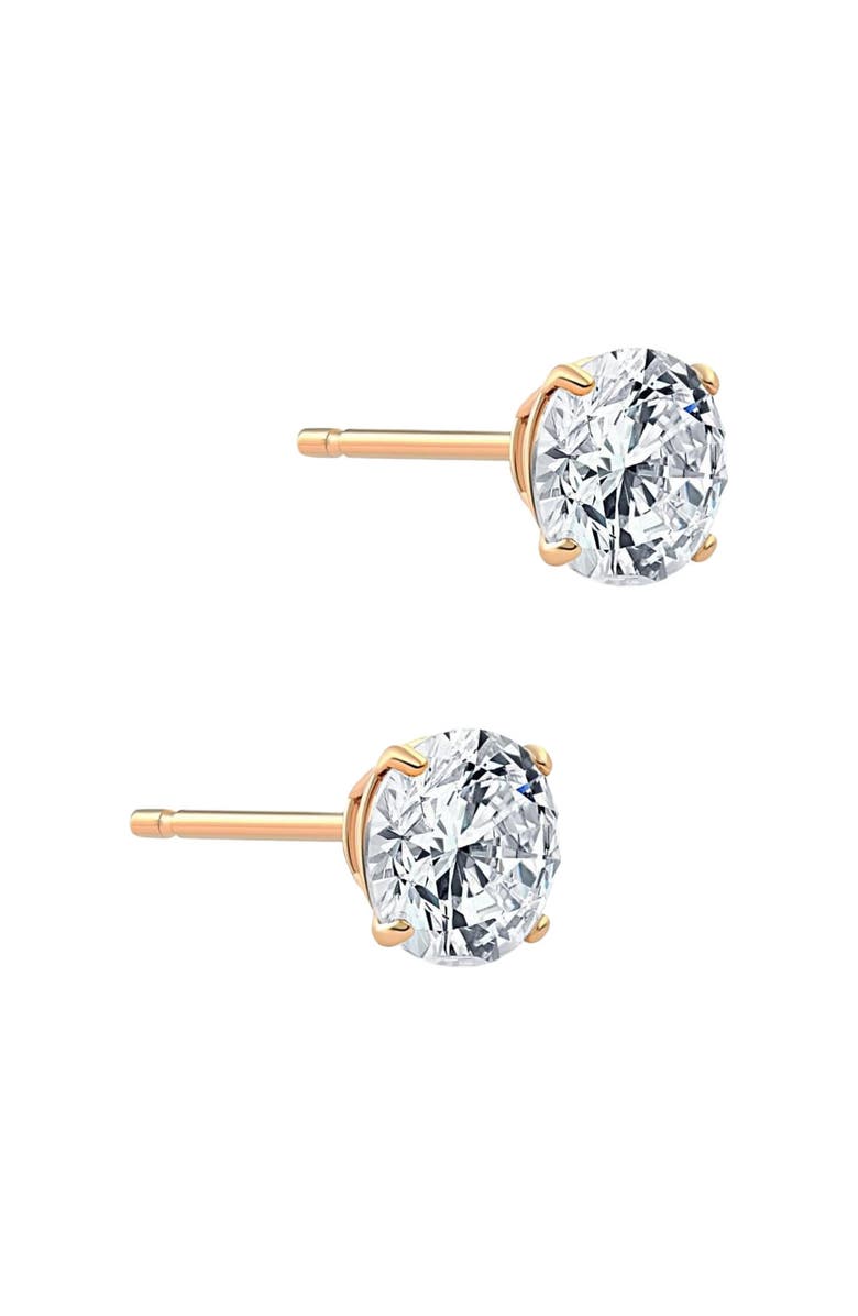 Bliss Diamond 1 1/2ct Lab Grown Diamond Studs 14k Gold Earrings, Alternate, color, 14K Yellow Gold