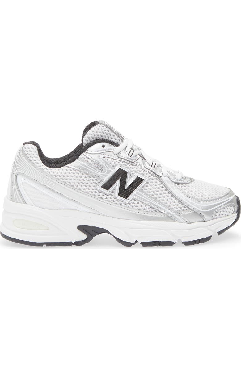 New Balance Kids' 740 Sneaker, Alternate, color, Silver Metallic/ Black