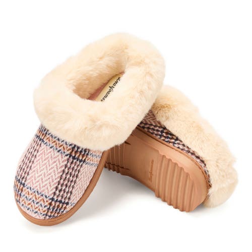Dearfoams Hannah Festive Knit Clog Slipper In Multi