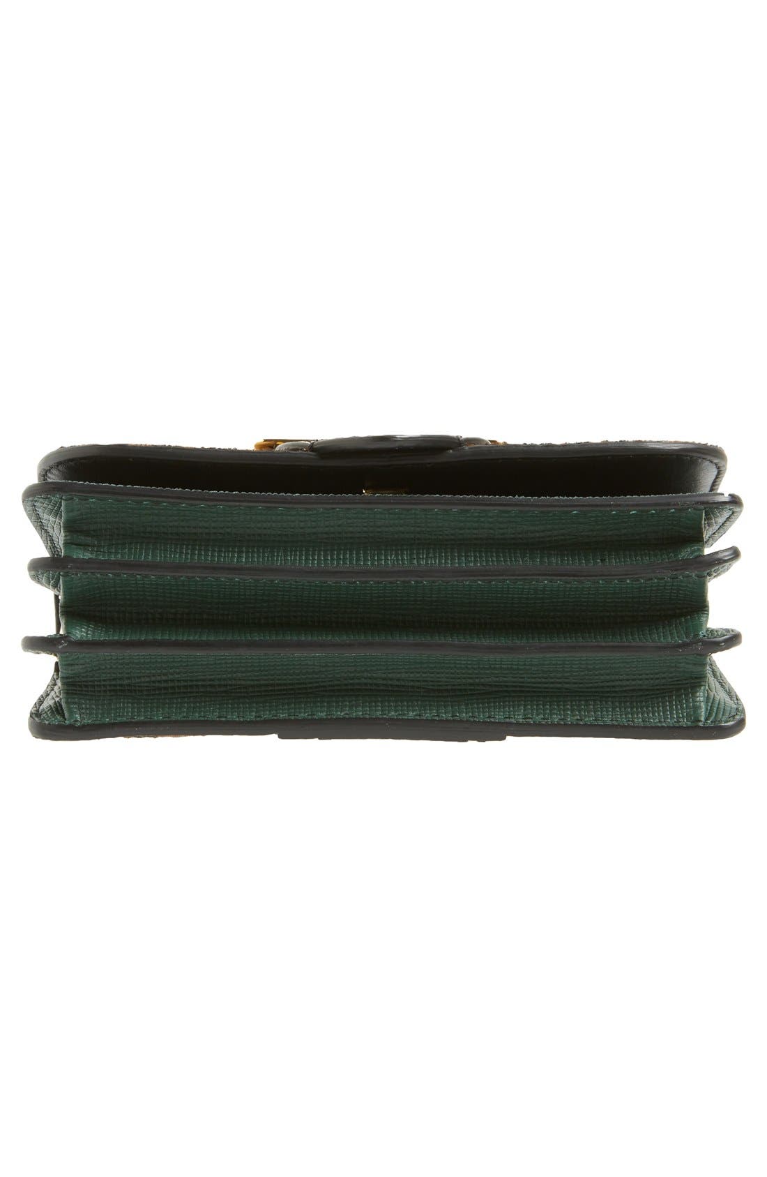 Burberry 'Belt Bag' Mixed Finish Convertible Clutch with Genuine Snakeskin Trim, Alternate, color, 