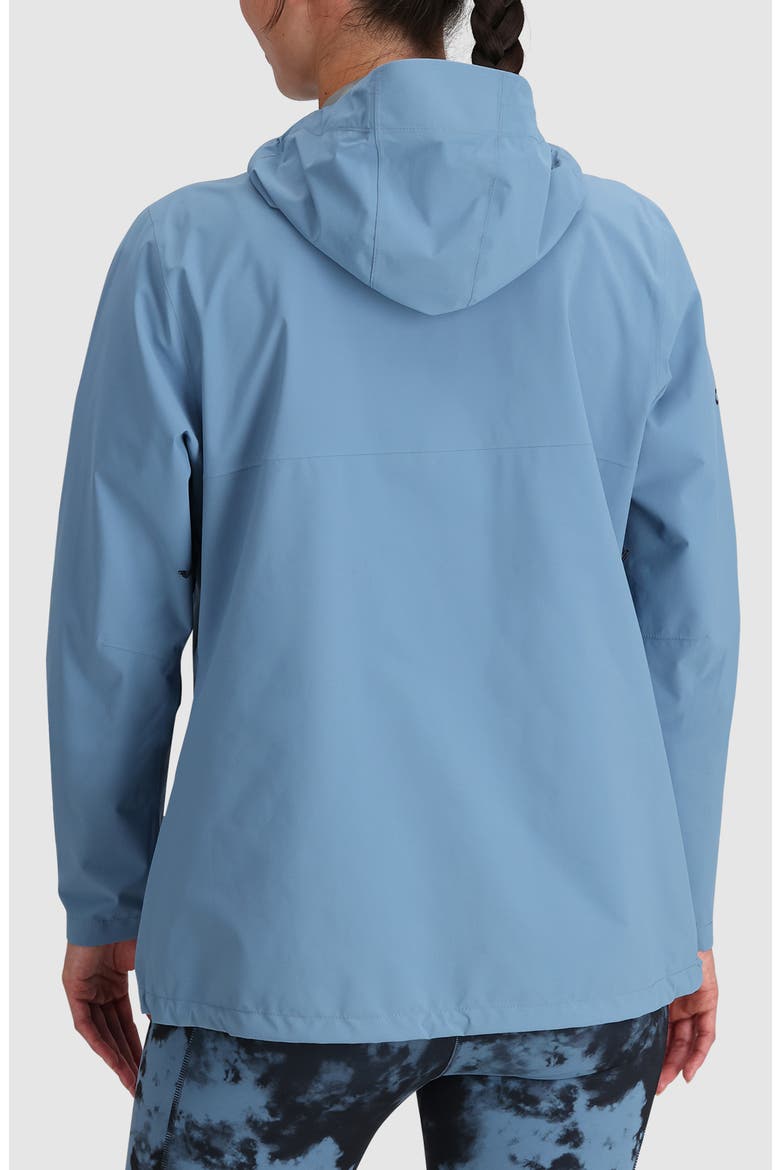 Stratoburst Packable Rain Jacket, Alternate, color, OLYMPIC