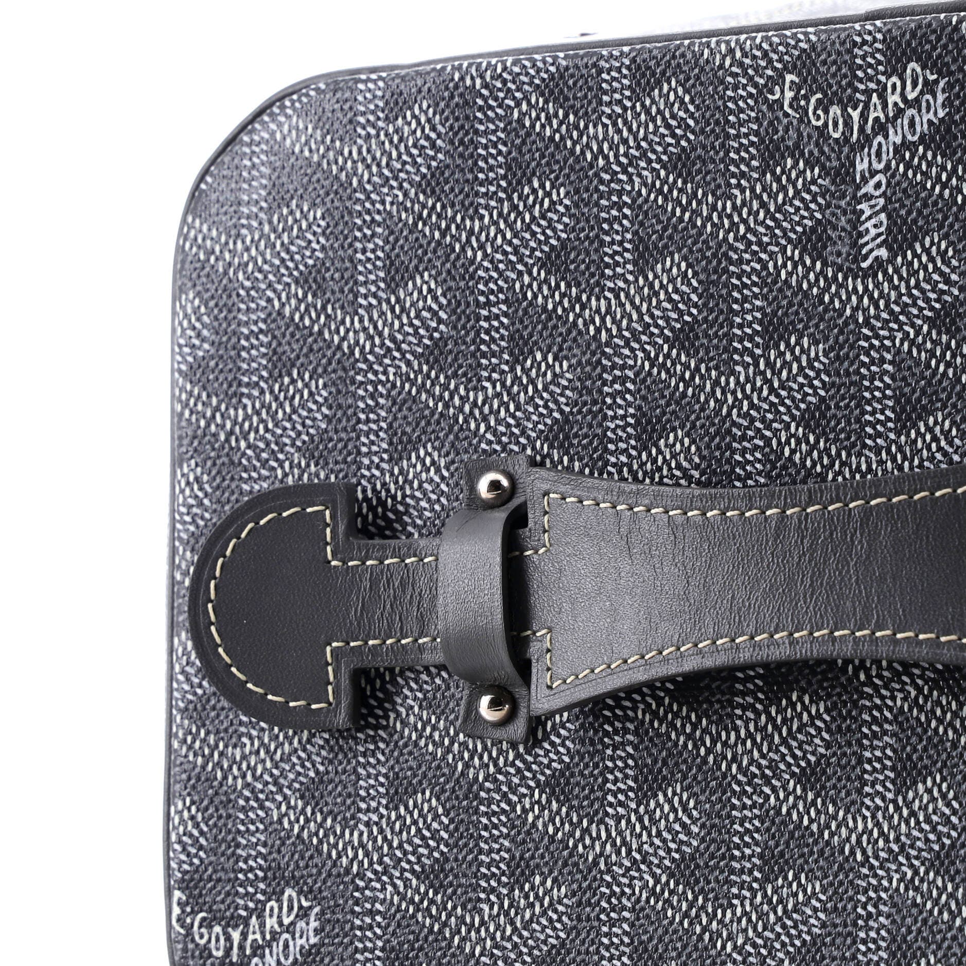 Pre-Owned Goyard Muse Vanity Case Coated Canvas, Alternate, color, Gray