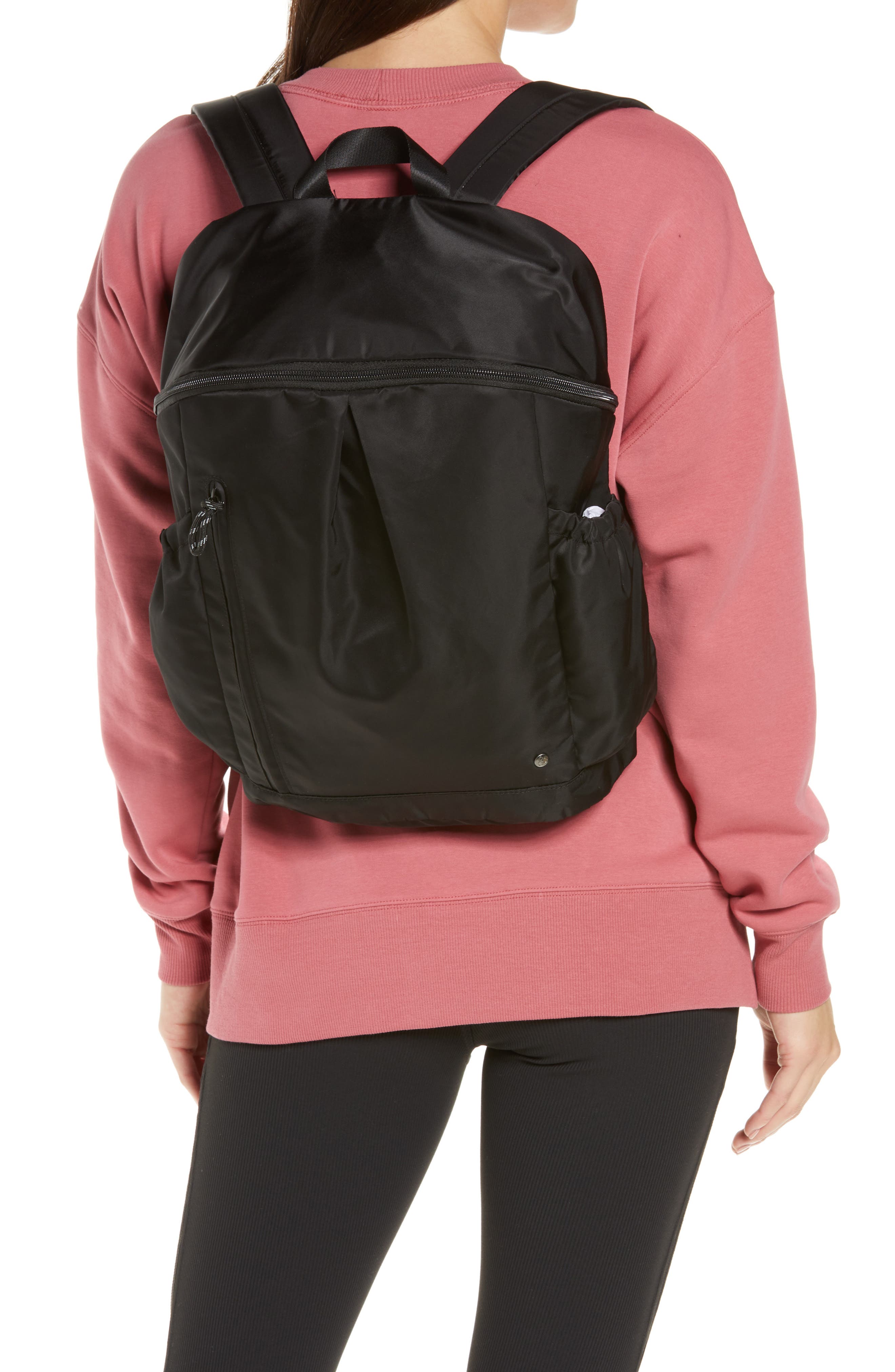 Zella Nylon Backpack, Alternate, color, 