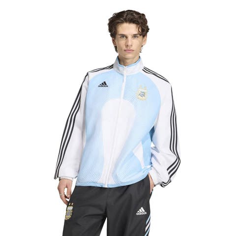 Men's adidas  White Argentina National Team 2006 Bringback Full-Zip Track Top