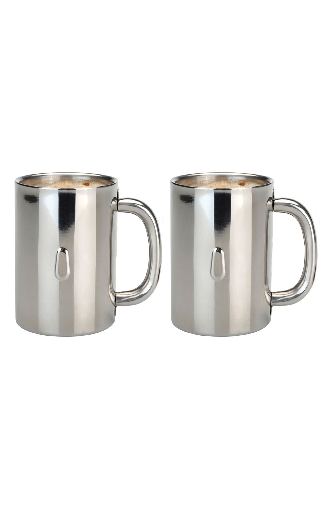 BergHOFF INTERNATIONAL Straight 2-Piece Stainless Steel Coffee Mug Set