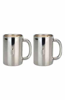BergHOFF INTERNATIONAL Straight 2-Piece Stainless Steel Coffee Mug Set