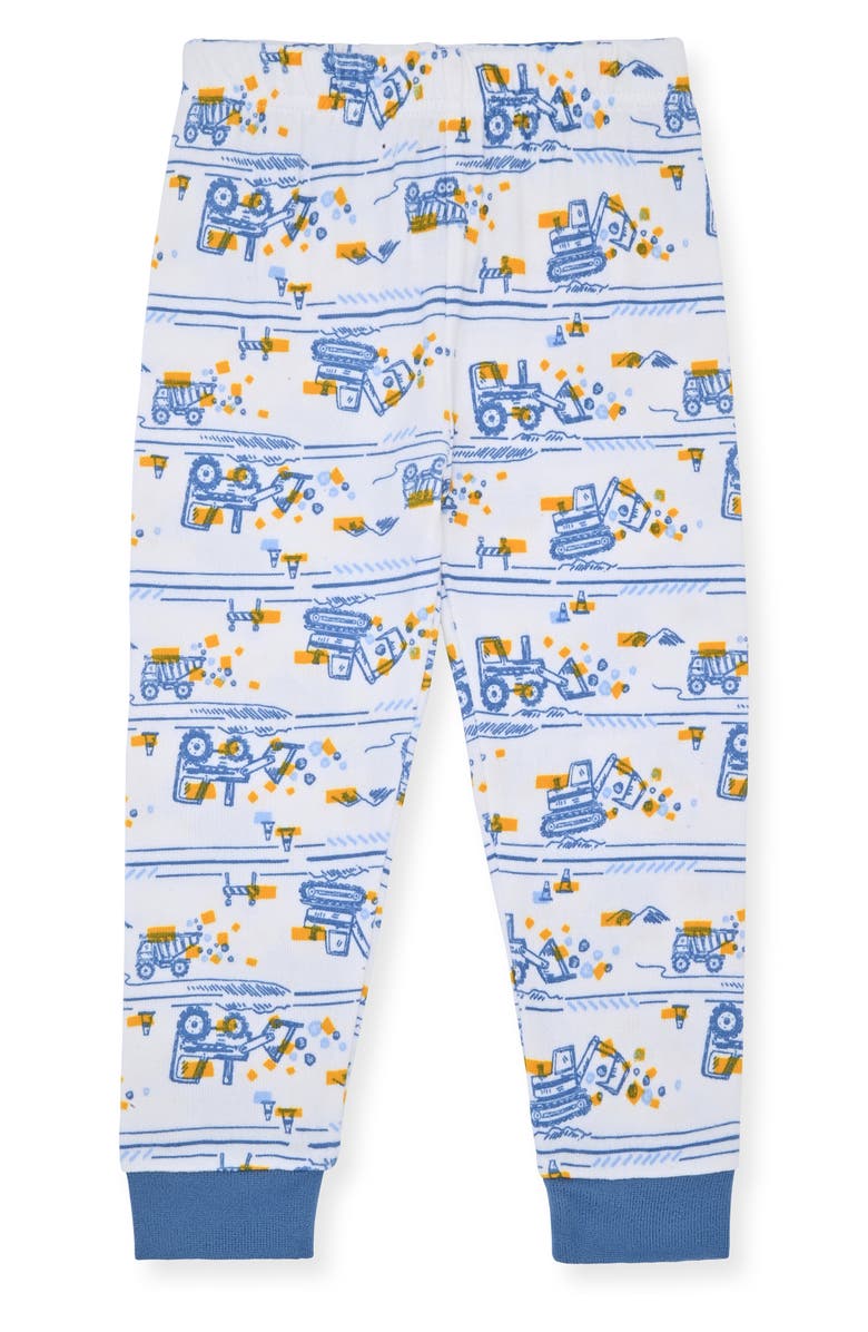 SLEEP ON IT Kids' Construction Trucks Two-Piece Pajamas & Socks Set, Alternate, color, 