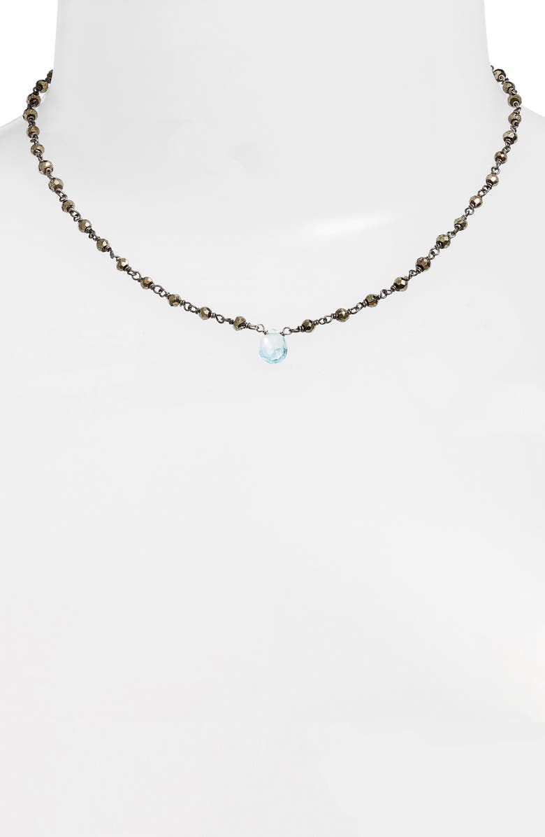 ela rae Beaded Collar Necklace, Alternate, color,