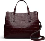 Radley Dukes Place - Faux Croc Medium Ziptop Satchel Bag