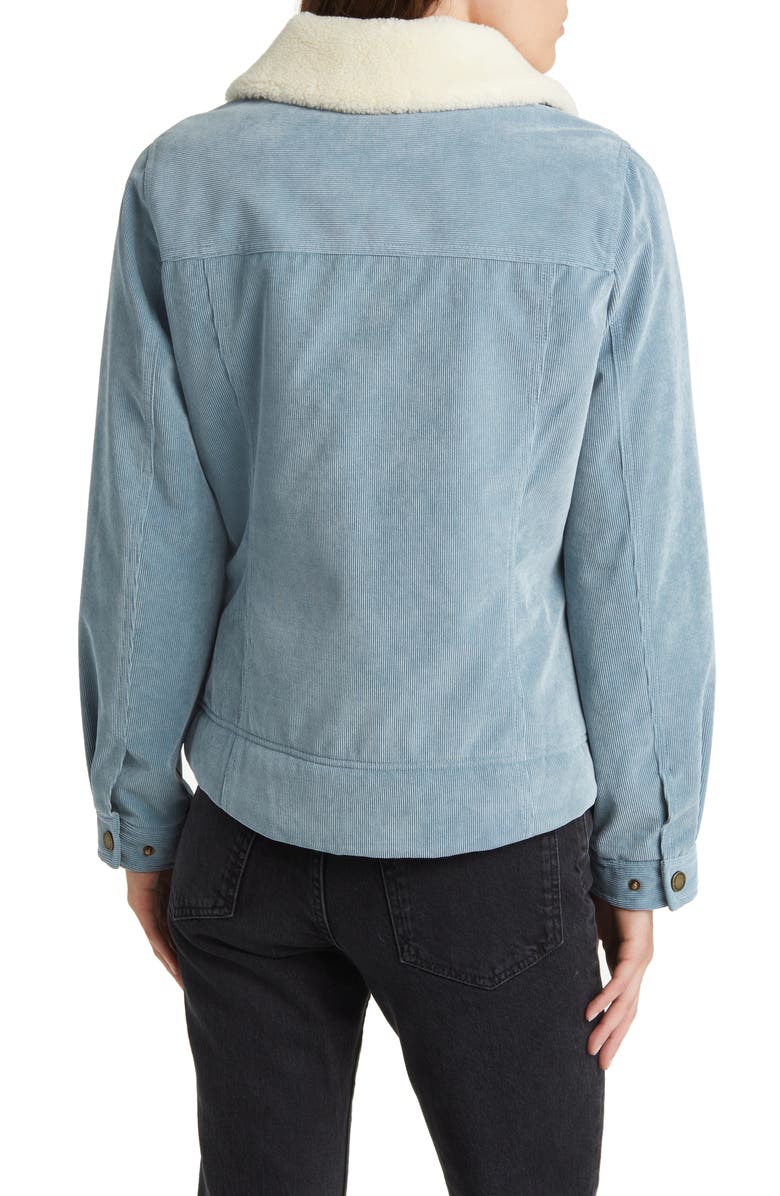 Pendleton Wind River Corduroy Trucker Jacket with Removable High Pile Fleece Collar, Alternate, color, 