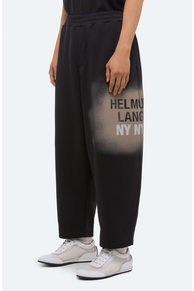 Spray Paint Logo Sweatpants, Alternate, color, BLACK - 001